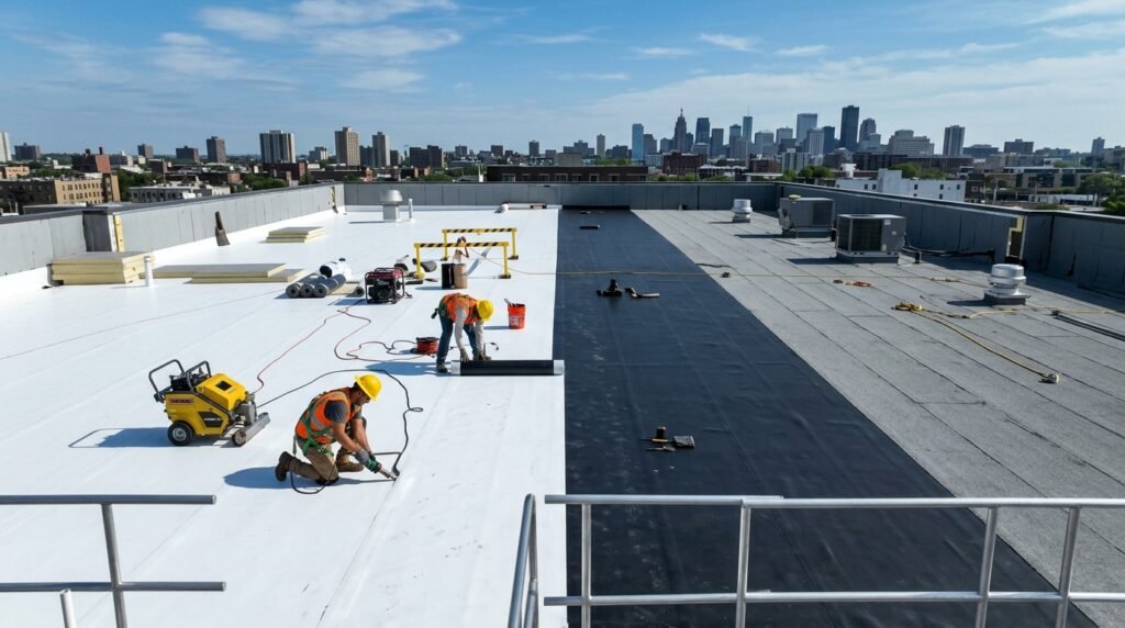 TPO vs EPDM vs Modified Bitumen